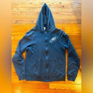 Philadelphia Eagles Zip Up Hoodie. Color Dark Gray. Men’s medium.